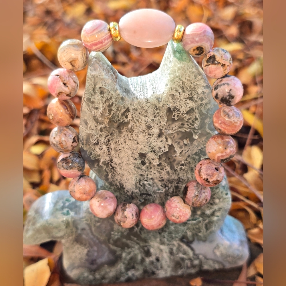 10mm Rhodochrosite Bracelet ON SALE